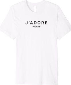 I love Paris J-Adore Paris White Graphic T-shirt