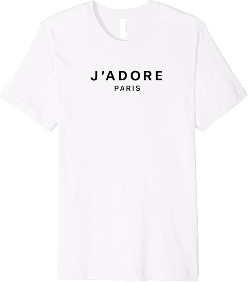 I love Paris J-Adore Paris White Graphic T-shirt